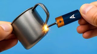 Bir Nasa Profesörü Bile Bunu Benden Öğrenmek Zorunda Kaldı Aa Pilleri Kullanarak Basit Bir Kaynak M Resimi