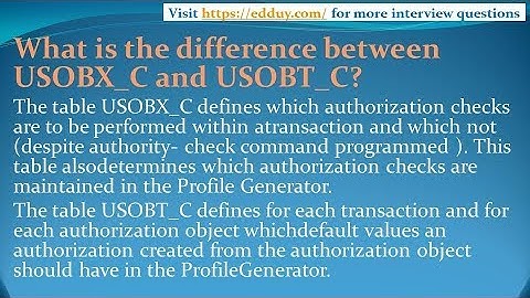 SAP Security Interview Questions and Answers for freshers and experienced– Part 2