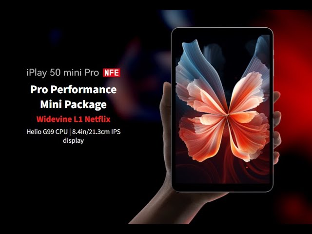 iPlay50 miniPro NFE 8.4in/21.3cm Widevine L1 NetflixHelio G99 CPU 