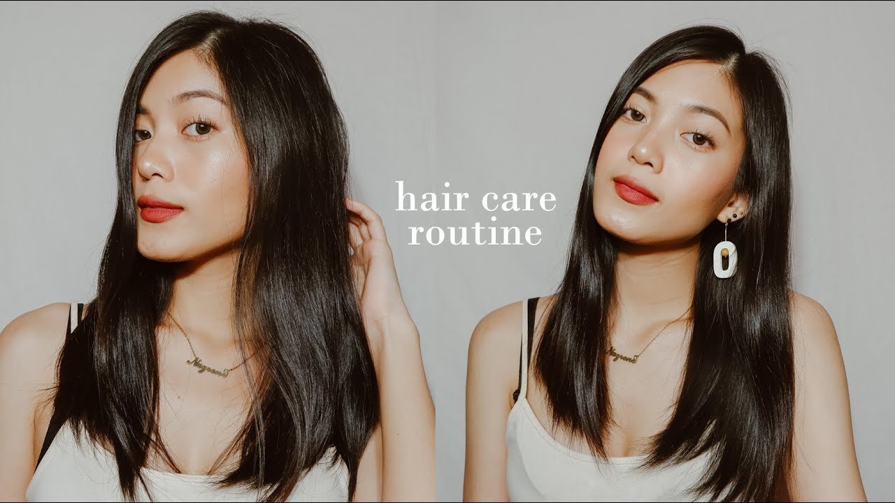 AFFORDABLE HAIR CARE ROUTINE (HEALTHY, SILKY, SHINY, SOFT HAIR) - YouTube