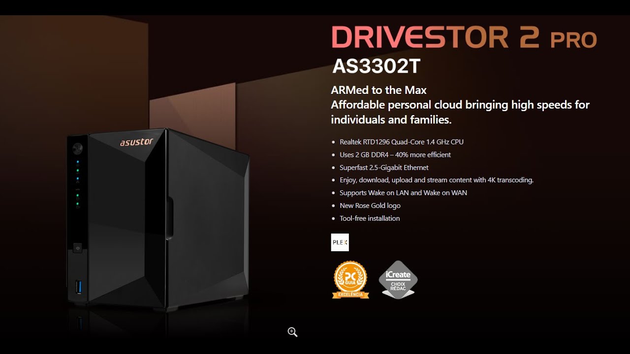 NAS Setup | DRIVESTOR 2 Pro (AS3302T) - YouTube