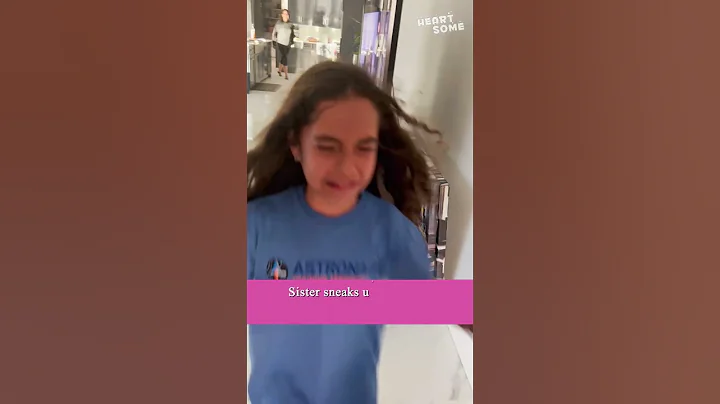 Excited twins start crying after elder sister flies in || Heartsome 💖