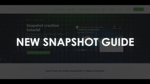 NEW snapshot guide promotional video - Microsoft Dynamics