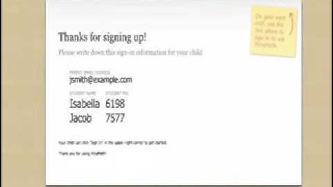 Signing up for XtraMath as a parent