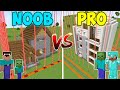 NOOB VS PRO EN GÜVENLİ EV YAPMAK! - Minecraft