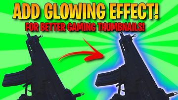 Add Glowing Effect to Your Images For Better Gaming Thumbnails