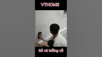 Cách Bả Vá Lại Tường Bị Bong Dộp #shorts