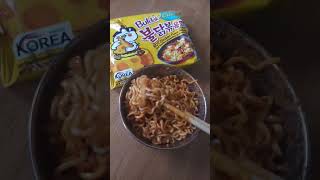 opening buldak cheese noodles | hot  chicken flavour | ramen | samyang | toy and food review