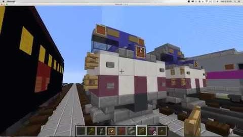 Minecraft Altamont Commuter Express (ACE) EMD F40PH Tutorial