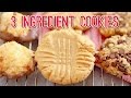 3 Ingredient Cookies: Peanut Butter Cookies Recipe & More!