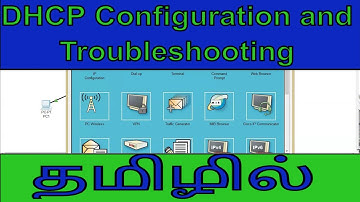 DHCP Configuration and Troubleshooting in Tamil ||CCNA || Packet Tracer Labs || Dinesh Kumar M