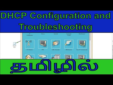 DHCP Configuration and Troubleshooting in Tamil ||CCNA || Packet Tracer Labs || Dinesh Kumar M