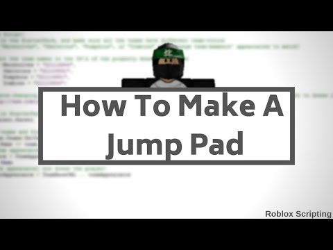 How To A Jump Pad Roblox Scripting Youtube - jump pad roblox