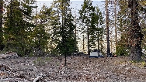 Long Random Wire SOTA Camping Setup
