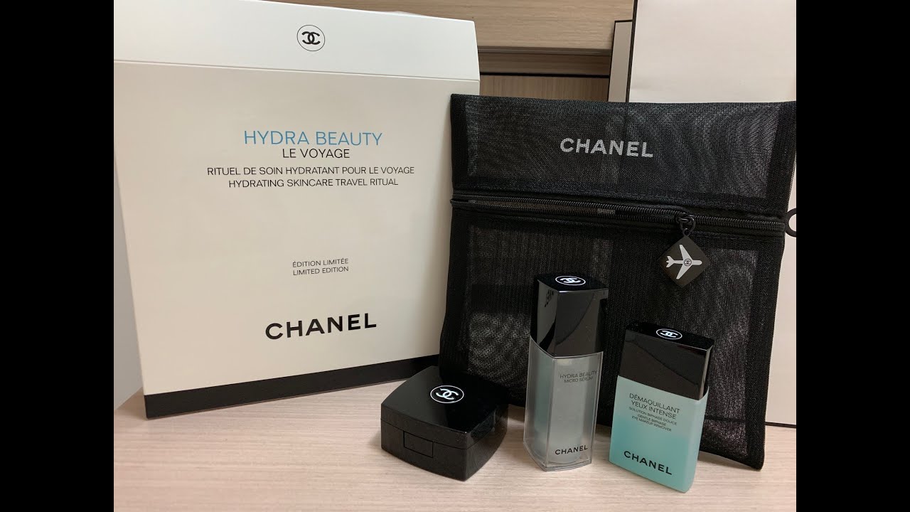 chanel travel set