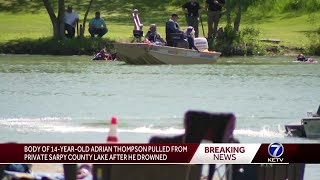 Sarpy County deputies find body of teen who disappeared in private lake Friday night