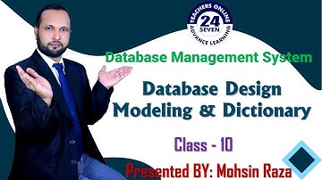 CS403 Short Lecture - 10 | VU Short Lecture | Database Design, Modelling & Dictionary (Urdu/Hindi)
