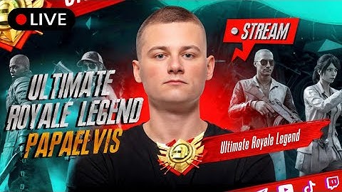 🔴 LIVE | ULTIMATE ROYALE | PAPAELVIS | GIVEAWAY | PUBGM