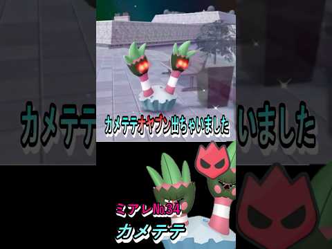 オヤブン色違い図鑑完成させる！ーカメテテー 【ポケモンレジェンズZA／M次元ラッシュ】 #色違いポケモン