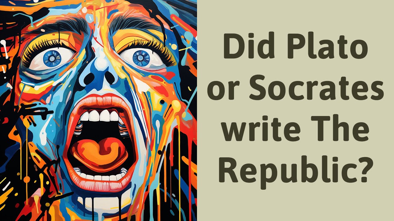 Did Plato or Socrates write The Republic? YouTube