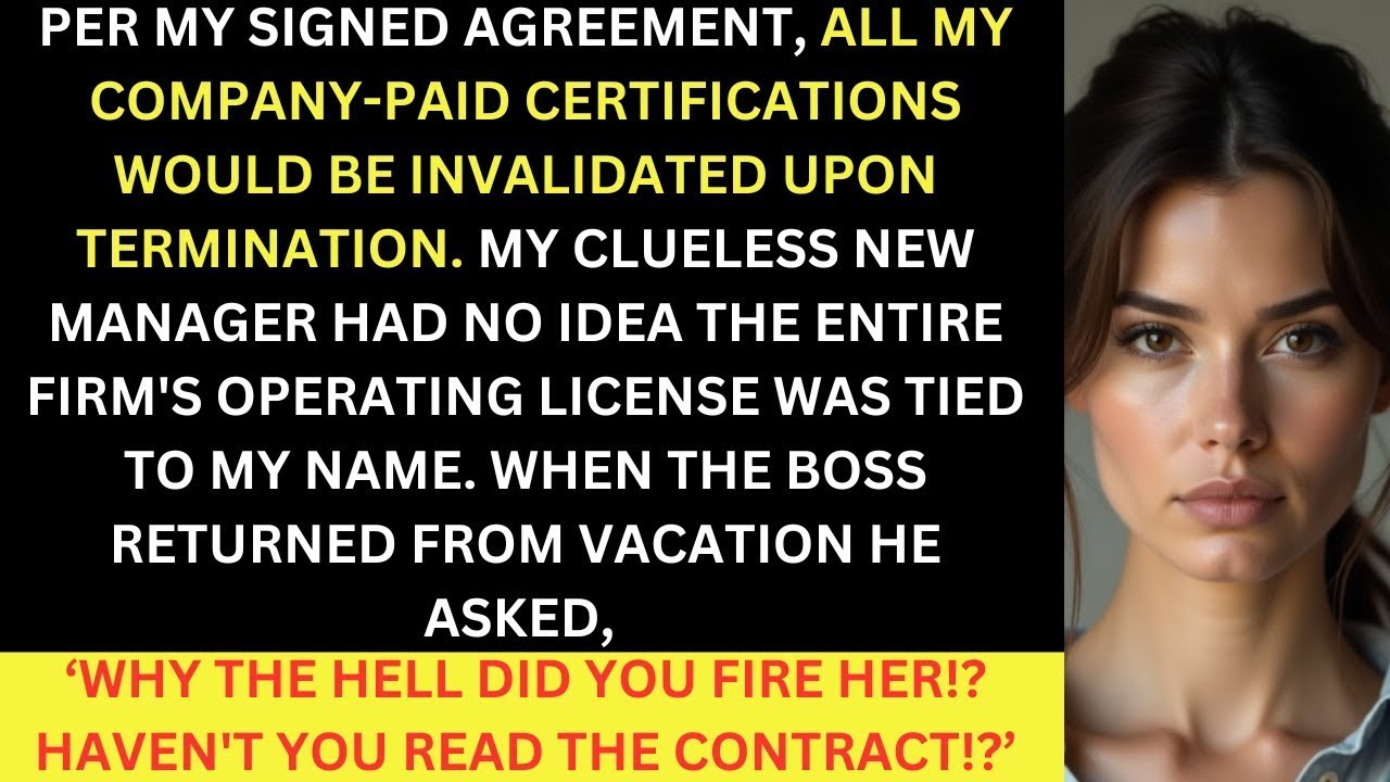 My Clueless Manager Fired Me For  Redundancy,  Then He Found Out Who Held The Only Operating Licens