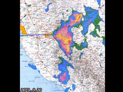 حركة الرادار على منطقة مكة المكرمة الأربعاء 20 9 2023