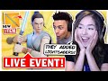 Pokimane Reacts to Star Wars X Fortnite LIVE EVENT ft. TSM Myth!