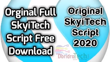 SkyiTech Script Download 2020 | 🙄 Orginal Full SkyiTech Script Download