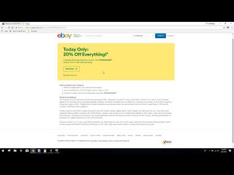 Video: Sutaupykite 15% Nuo Visų „eBay“pirkinių, Daugiau Nei 20, šiandien