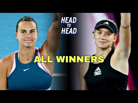 Elena Rybakina vs Aryna Sabalenka All H2H Winners - Before Australian Open Final 2023