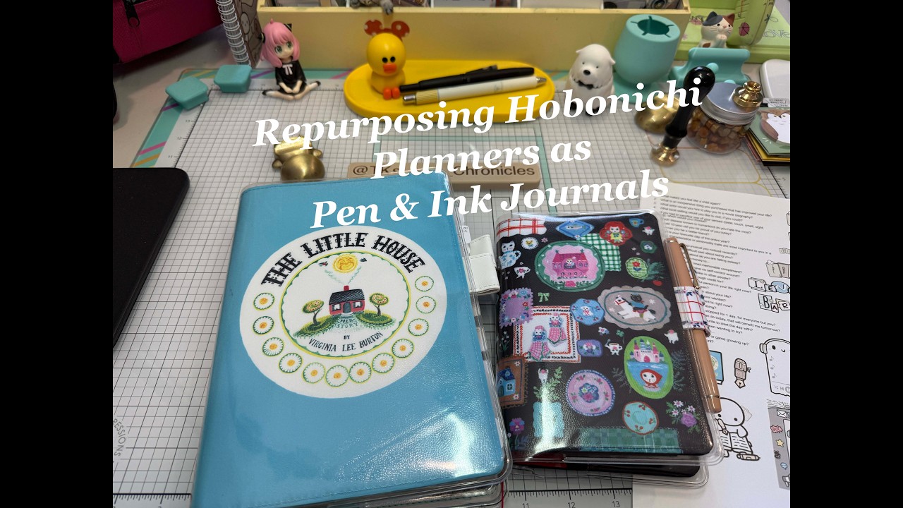 Pen & Ink Journals | Repurposing Hobonichi Cousin & Techo journals