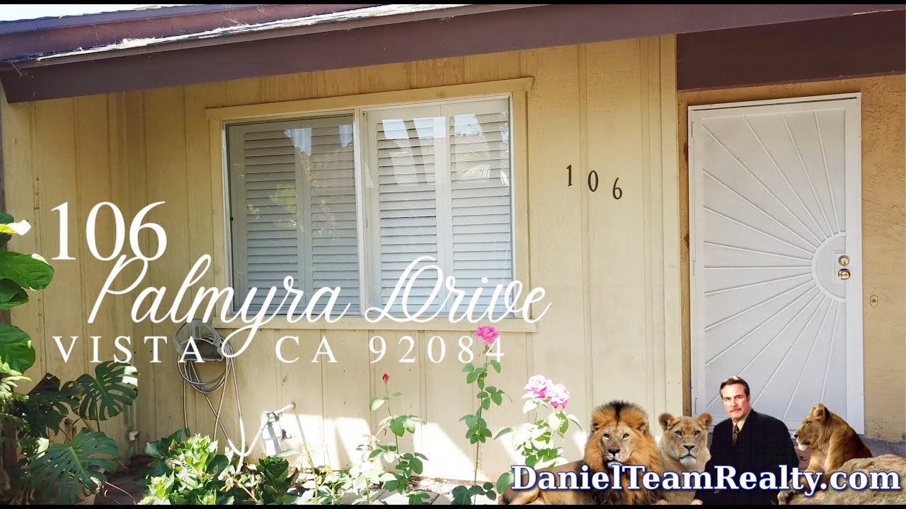 Single story condo for sale in Vista, CA! 106 Palmyra Drive in Vista, CA YouTube