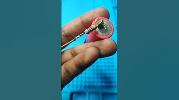 How to make short circuit protection for 3.7 volt battery #shorts