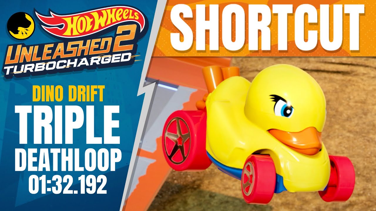 Shortcut: Dino Drift - Triple Deathloop (Time Attack) Unleashed Goal | Hot Wheels Unleashed 2