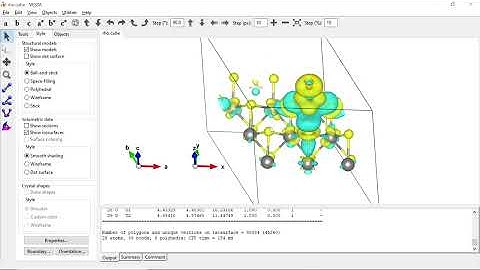 Visualizing Charge Density Difference (CDD) in VESTA
