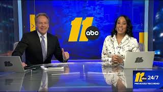 Wtvd Abc 11 Eyewitness News At 11Pm - Open And Close - November 18, 2025