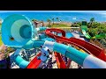 Club mega saray in belek  water slides  the restaurant  hotel tour