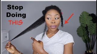 Real reasons why your hair isn't growing. What you can do to grow your hair fast. MY STORY