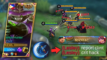 WHEN TOP 1 GLOBAL CLINT TRY THIS DANGEROUS NEW CRIT BUILD!🔥 | CLINT NEW BEST BUILD AFTER NERF - MLBB