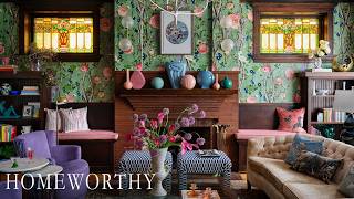A Colorful 1915 Chicago Home Full of Vintage Charm l House Tour