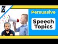 Transizion 191 best persuasive speech topics