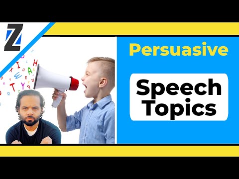 191 Best Persuasive Speech Topics