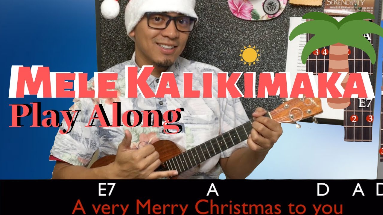 Mele Kalikimaka Ukulele Play Along YouTube