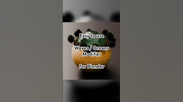 Animated Waves / Oceans | Easy To Use Geometry Nodes Modifier For Blender