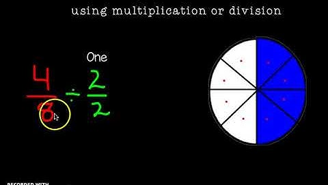 Equivalent Fractions using Multiplication or Division