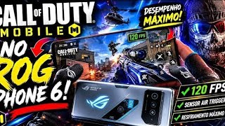 Call of Duty mobile no celular Rog phone 6