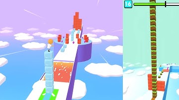 Cube Surfer - Level 11-20 Gameplay Android, iOS