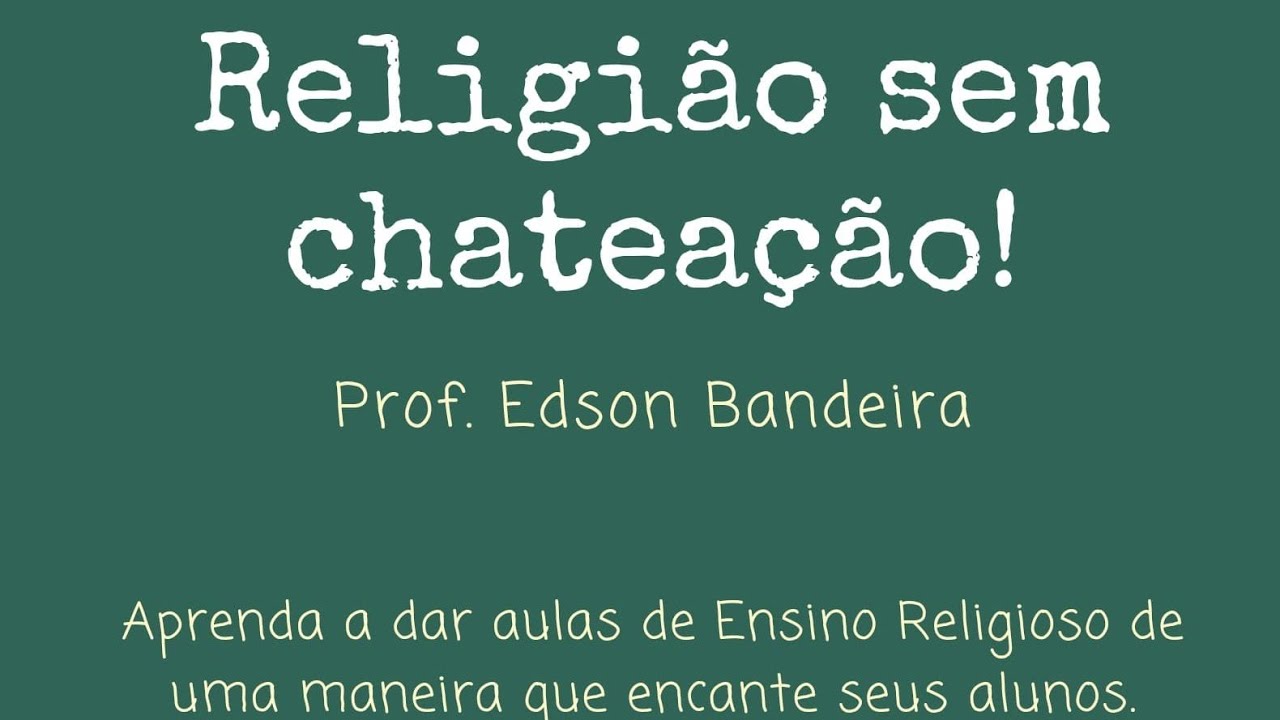 AULAS DE ENSINO RELIGIOSO