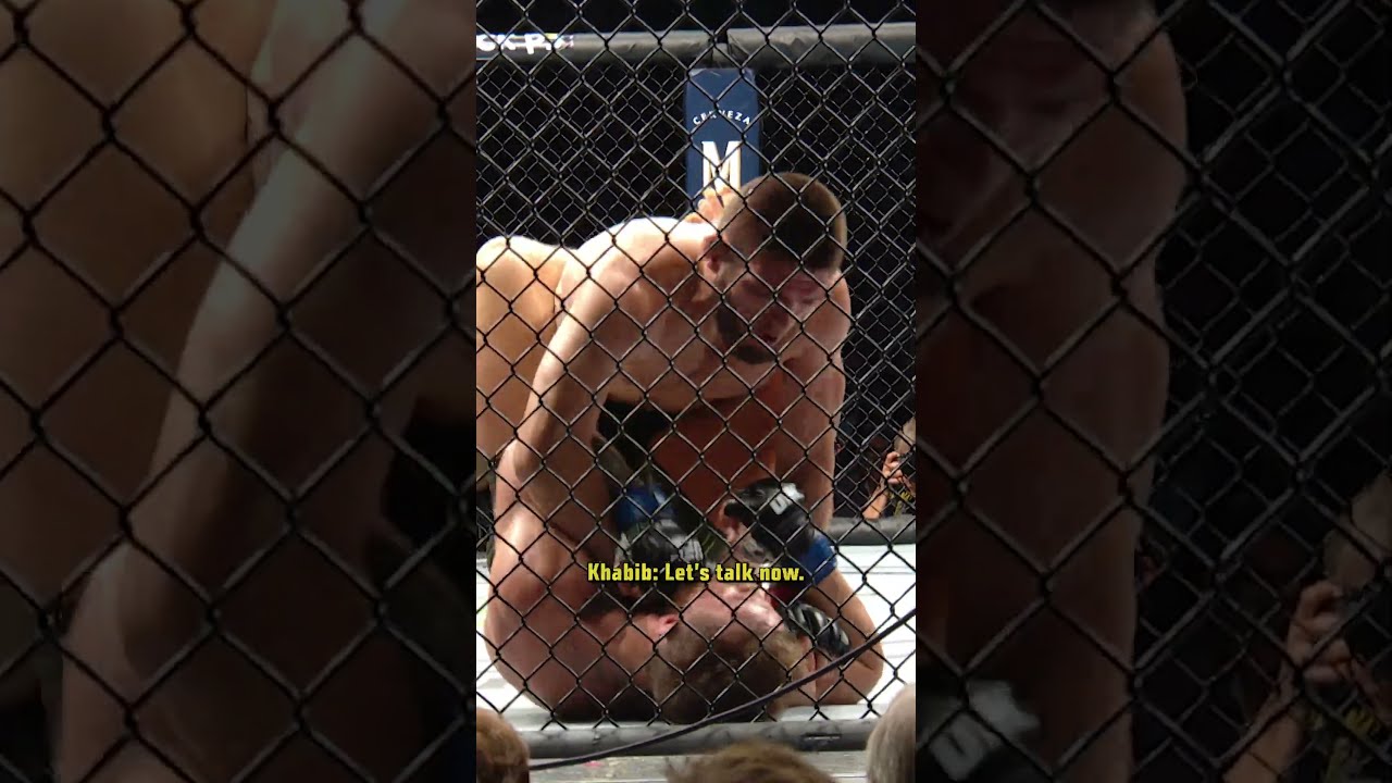 Khabib Was TALKING To Conor McGregor Mid Fight Nocommentary