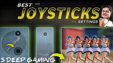 Joystick Stuck Problem In PUBG/BGMI Solved ( Best Joysticks Setting ) Fast Jiggle Movement Joysticks
